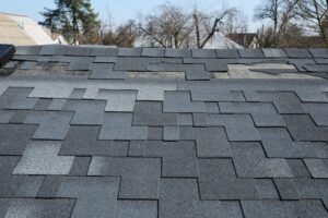 Broken roof shingles in Greenville SC