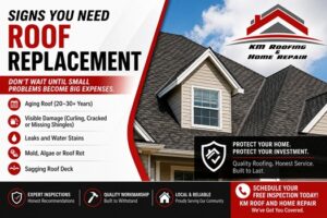 Roof replacement in Greenville SC